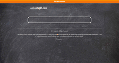 Desktop Screenshot of onlinetopdf.com